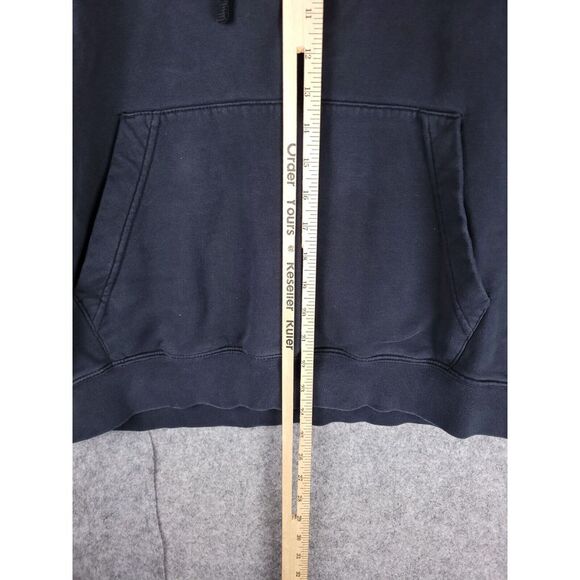 Nike Hoodie Women's Large Sweatshirt Black Swoosh *Stains Oversized - Picture 8 of 9